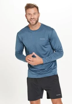 Endurance Funktions Mell - Longsleeve -Slate Blue