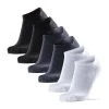 Low-Cut Bamboo 6 Pack - Sokken - Black/ Grey/White