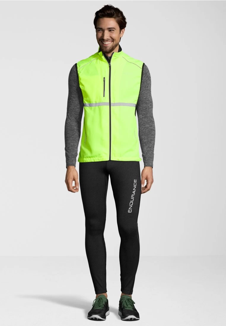 Endurance Mit Atmungsaktiver Eigenschaft - Bodywarmer - Neon Yellow 2 Endurance Mit Atmungsaktiver Eigenschaft - Bodywarmer - Neon Yellow - Afbeelding 2