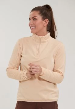 Endurance Vironic W Waffle Midlayer - Longsleeve - Sun Kiss