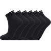 Endurance Quarter Ibi 6 Pack - Sokken - Black