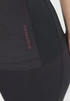 Endurance Deny W Activ Qxl - T-Shirt Print - 1111 Black Melange -Endurance Winkel 4a16d987a1a34d76aff383470952cd61