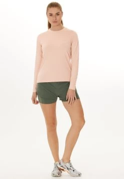 Endurance Funktions Maje Melange - Longsleeve -Peach Whip