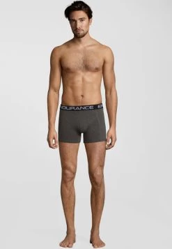 Endurance 3 Pack - Onderbroeken - Mottled Dark Grey