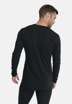 Merino Long Sleeve Shirt - Hemd - Black -Endurance Winkel 5c4a4c5895ac46d4b5191e7fc3e2c2c2