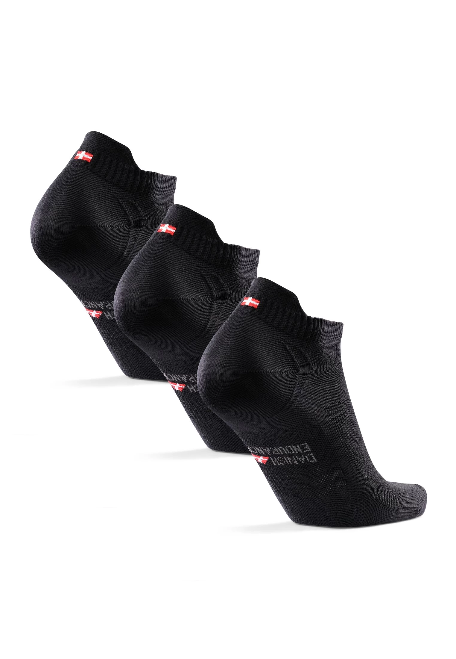 Low-Cut Running Pack 3 - Sokken - Black 2 Low-Cut Running Pack 3 - Sokken - Black - Afbeelding 2