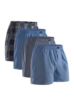 4 Pack Casual - Boxershort - Multicolor Assorted Blue Stripes Mix -Endurance Winkel 7a8310712a014ed8939684dfe62999f9