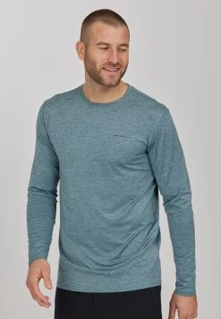 Endurance Funktions Mell - Longsleeve - North Atlantic