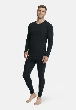 Merino Set - Hemd - Black