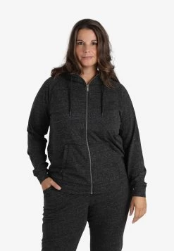 Sweater Met Rits - Black