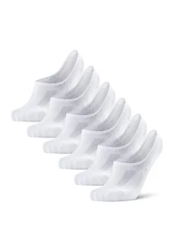 Bamboo 6 Pack - Enkelsokken - White