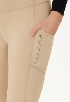 Endurance Thadea PocketXql - Legging - Beige -Endurance Winkel b9eefb42185048a69b9745626f2545f5