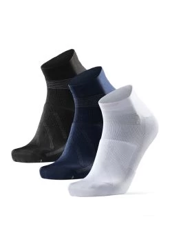 Cycling Low-Cut 3-Pack - Sokken - Multicolor/Black/Navy/White Stripes