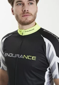 Endurance Radtrikot Parmer M Cycling - T-Shirt Print - Black -Endurance Winkel cb385beaed054be7bbb807f14cdc5013