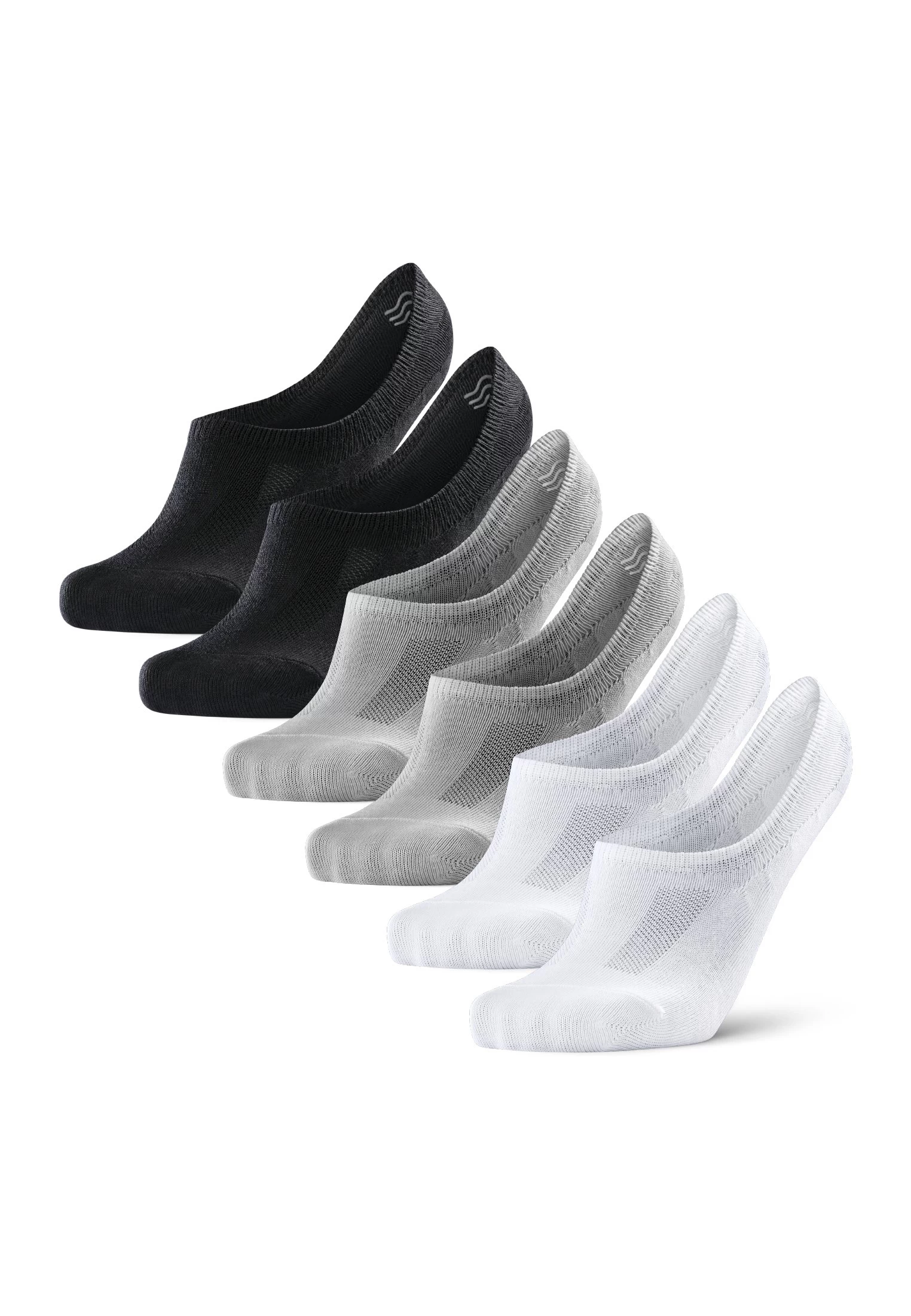 Bamboo 6 Pack - Enkelsokken - Multicolour (Black, Grey, White) 1 Bamboo 6 Pack - Enkelsokken - Multicolour (Black, Grey, White)