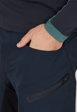 Endurance Jamal M 2 In 1 Radsport Bike Fahrrad - Outdoorshorts - Dark Sapphire -Endurance Winkel d3852971e9b743839e612ac709a1504a