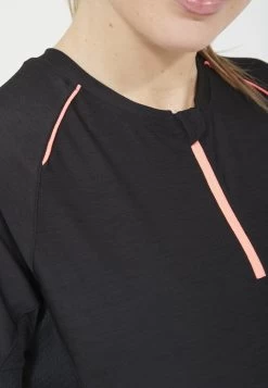 Endurance Deny W Activ Qxl - T-Shirt Print - 1111 Black Melange -Endurance Winkel dceeb2ca57254027afffcc01c8437fcc