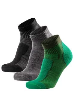 3 Pack - Sportsokken - Black Dark Green Grey