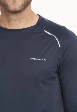 Endurance Lasse - Longsleeve - Dark Blue -Endurance Winkel ed7b88026ca94a3bab8847e875bebf18