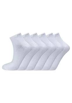 Endurance Quarter Ibi 6 Pack - Sokken - White